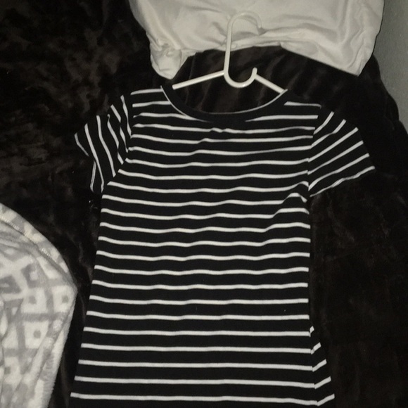 black and white striped dress - Picture 3 of 3
